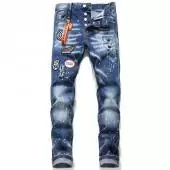 dsquared2 jeans wash stretch denim route 64 wing blue